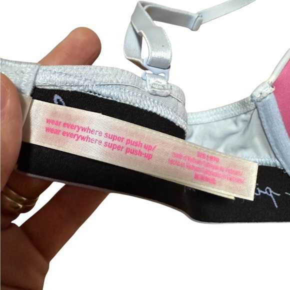 Victoria’s Secret PINK Women’s 32B Gray Padded Underwire Push-Up Bra - Picture 10 of 10